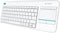 Logitech K400 Plus - Draadloos Toetsenbord - Spaans QWERTY - Wit