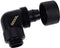 Alphacool Eiszapfen 16/10mm - Compression fitting 90° rotatable G1/4 - Zwart