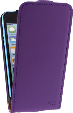 Mobilize - Ultra Slim Flip Case - Krasbestendig Schokbestendig - Paars