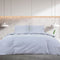 vidaXL - Dekbedovertrekset - 200x220 - cm - katoen - grijs