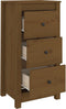 vidaXL - Dressoir - 40x35x80 - cm - massief - grenenhout - honingbruin