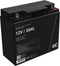 Green Cell AGM10 - 12V 20Ah AGM accu - 181mm x 77mm x 167mm - Terminal 11mm - 5.6kg