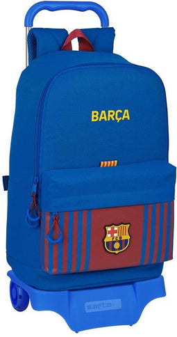 Schoolrugzak met Wielen F.C. Barcelona (31 x 47 x 15 cm)