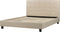 ROCHELLE - Tweepersoonsbed - Beige - 160 x 200 cm - Polyester