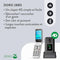 Doro 2880 - Klaptelefoon - 4G met extern display en assistentieknop - Rood/Wit