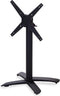 Tafelpoot X-Cross Laag Zwart 74cm - Giga Meubel