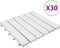 vidaXL - Terrastegels - 30 - x - 30 - cm - Acacia - set - van - 30