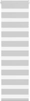 vidaXL - Zebra - rolgordijn - 40x100 - cm - stofbreedte - 35,9 - cm - lichtgrijs