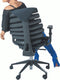 Ergonomische bureaustoel 101 model Ruggengraatstoel in Blauw