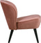 WOOOD Sara Fauteuil - Velvet - Oud Roze - 59x71x70