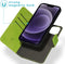 iMoshion Hoesje Geschikt voor iPhone 13 Hoesje Met Pasjeshouder - iMoshion Uitneembare 2-in-1 Luxe Bookcase - Groen