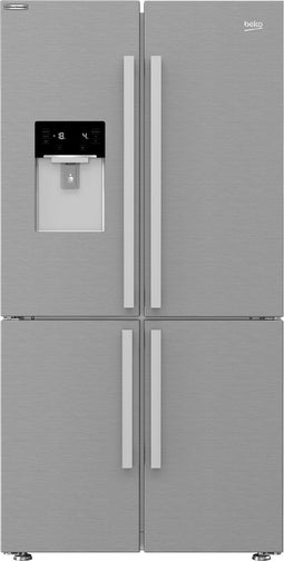 Beko GN1426234ZDXN - Amerikaanse koelkast - MultiZone EverFresh+ Active Fresh Blue Light - Roestvrijstaal