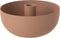 J-Line kaarshouder Kom - ijzer - oud roze - large