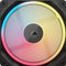Corsair iCUE LINK LX120-R RGB - Case Fan - 120mm - 70 cfm - 400-2400 rpm - 35.1 dBA - Daisy chain - zwart (3-pack)