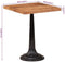vidaXL Bistrotafel - 60x60x76 cm - massief acaciahout - bruin
