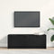 vidaXL - TV-kast - Zwart - Eiken - 102x35x36,5 - cm - Gelaagd - Hout