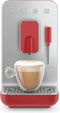 SMEG BCC02RDMEU - Volautomatische espressomachine - 8 functies - Mat Rood