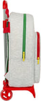 Schoolrugzak met Wielen Benetton Pop Grijs (30 x 46 x 14 cm)