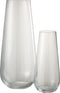 J-Line vaas Lyna - glas - transparant - large - 60 cm hoog