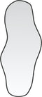 vidaXL - Wandspiegel - 60x25 - cm - zwart