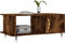 vidaXL - Salontafel - 90x50x40 - cm - bewerkt - hout - gerookt - eikenkleurig