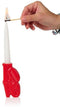 Bitten kandelaar Love rood