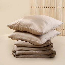 Sjumo Tencel Sateen Dekbedovertrek - 200x220 cm - Honey Glow Tencel & Katoen-Satijn (2 stuks)