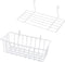 Mand Rechte Plank voor Gird Board Muur Organizer Muur Grid Accessoires voor Thuis en Keuken, 2Pack