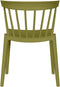 WOOOD Bliss Eetkamerstoel Tuinstoel - Kunststof - Matcha Groen - 75x52x53