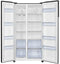 Frilec BONNSBS-630-040CB - Amerikaanse koelkast - 532L inhoud - Zwart