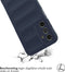 imoshion Hoesje - Geschikt voor Samsung Galaxy A25 (5G) - EasyGrip Backcover - Donkerblauw