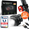 Mivelo Cube Pro - LED Fietsverlichtingsset - USB-oplaadbaar IPX5 waterdicht - Zwart