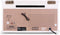NR-620 stereo-systeem platenspeler MP3-opname zwart Houten behuizing