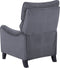 Beliani ROYSTON - TV-fauteuil - Grijs - Kunststof