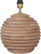 PTMD Roven Natural Mango Wood Ribbed Table Lamp Base