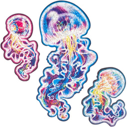 UNIDRAGON Houten Puzzel Voor Volwassenen Dier - Zwervende Kwallen - 227 stukjes - Medium 32x32 cm