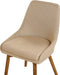 Set van 2 eetkamerstoelen MELFORT Zandbeige