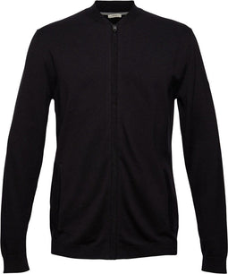 Esprit Heren Sweater - Collegekraag - 100% biologisch katoen - Maat S