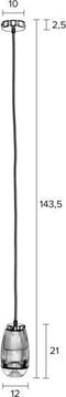 Feliz Lifestyle Robin Hanglamp - Druppel - Goud - Cognac