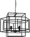 Light & Living Hanglamp 4L 69x64x56 cm DALISIA mat zwart