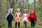Great Pretenders Verkleedkledij Woodland Roodkapje cape - Rood - Maat 4-6 jaar