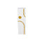 Voetstuk Home ESPRIT Wit Gouden Hout MDF Modern 25 x 25 x 80 cm