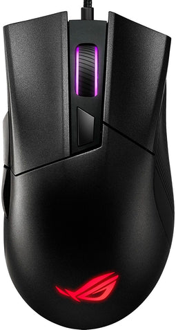 ASUS ROG Gladius II Core - Gaming-muis - 6200dpi 6 knoppen 30g versnelling - Draad