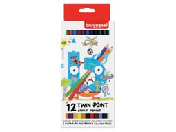Bruynzeel 12 twin point col.pencils 6011