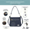 Travelon Heritage - Anti-diefstal Hobo Bag - RFID & Slashbestendige band - Indigo
