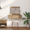 vidaXL - Wandhanger - Kaptafel - Artisan - Eiken - 83x40x70 - cm