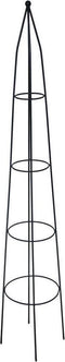 Esschert Design Plantensteun Piramide 121 Cm Staal Zwart