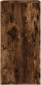 vidaXL - Dressoir - 60x39x80 - cm - bewerkt - hout - gerookt - eikenkleurig
