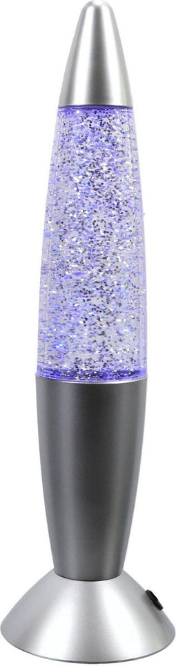 Party Time Glitterlamp LED color changing 35 cm.