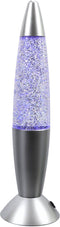 Party Time Glitterlamp LED color changing 35 cm.